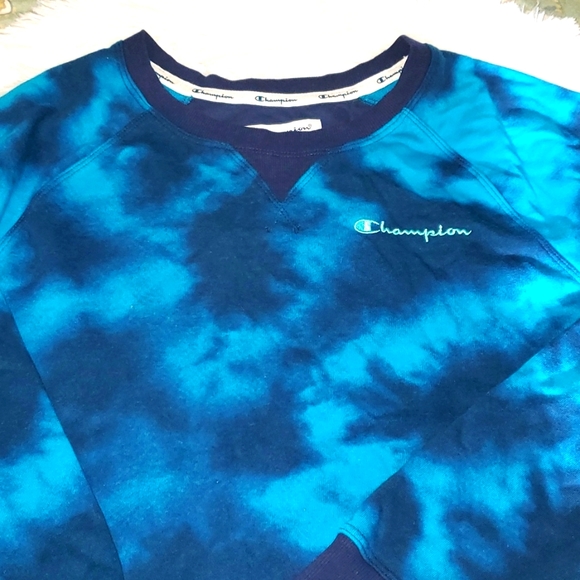 Champion Tops - Champion  Crop Tie-dyed Sweatshirt